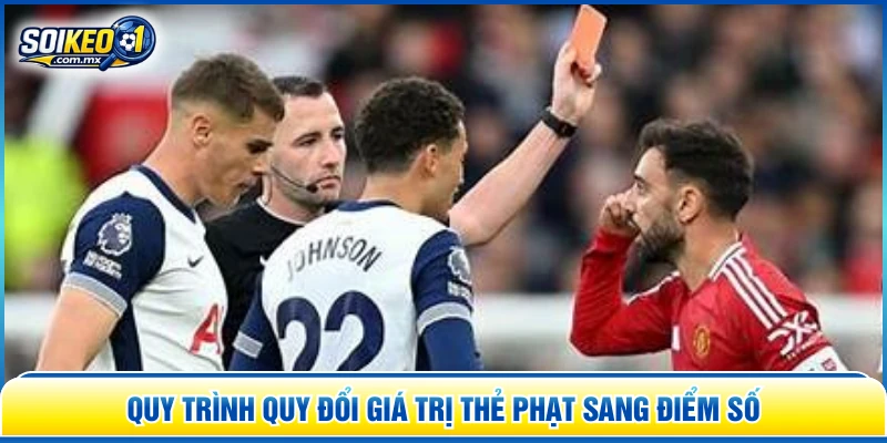 Quy trình quy đổi giá trị thẻ phạt sang điểm số