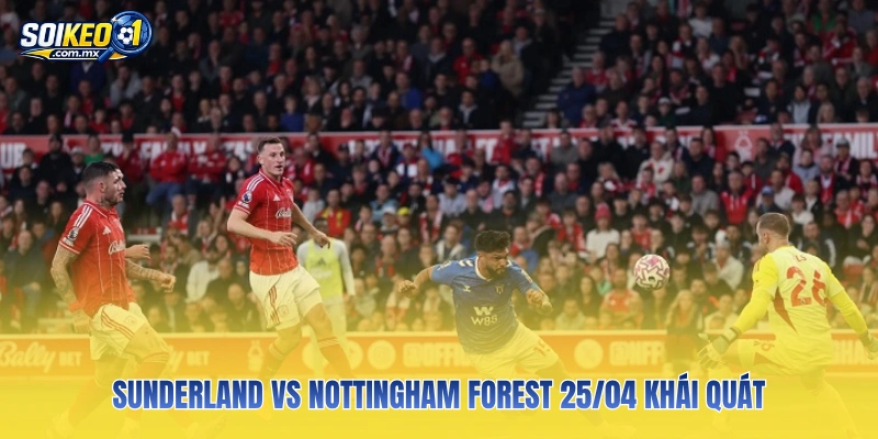 Sunderland vs Nottingham Forest 25/04 khái quát